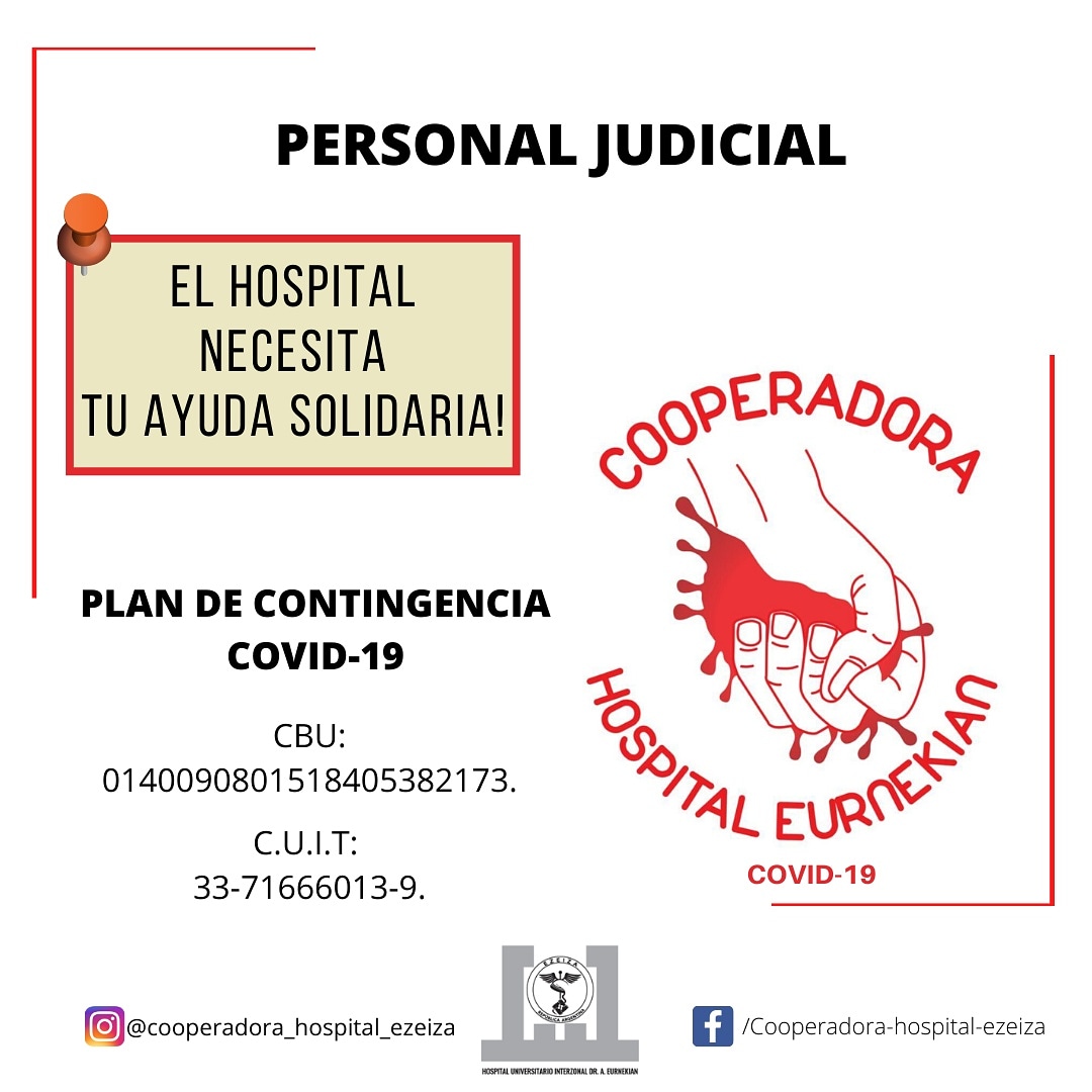 Cooperadora Hospital Eurnekian Covid 19